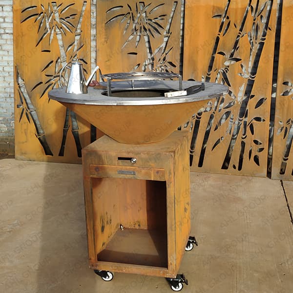Meat Drum Charcoal BBQ Grill Barbecue Commentaire